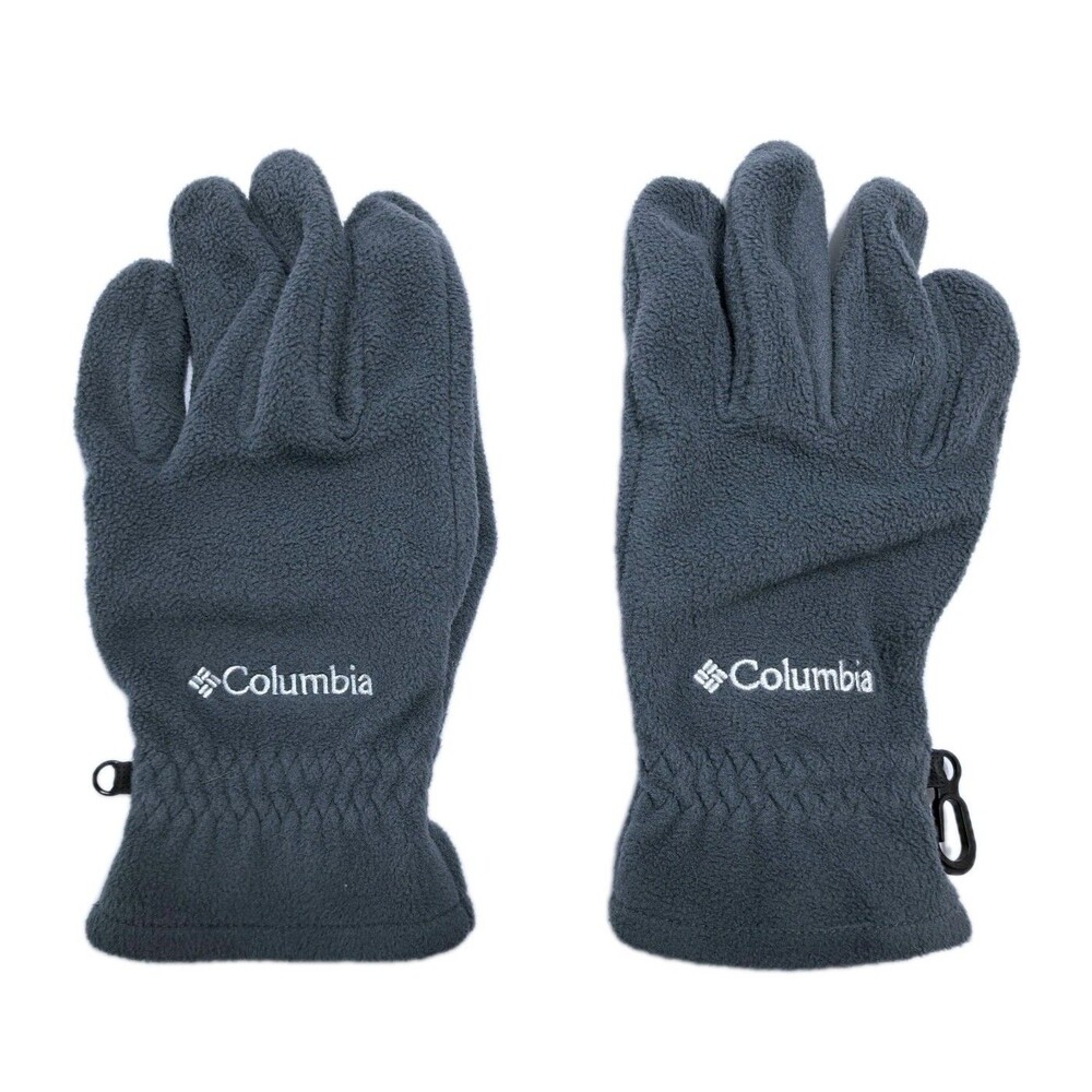 Columbia Men's Medium Thermal Reflective Omni Heat Fleece Winter Gloves Gray
